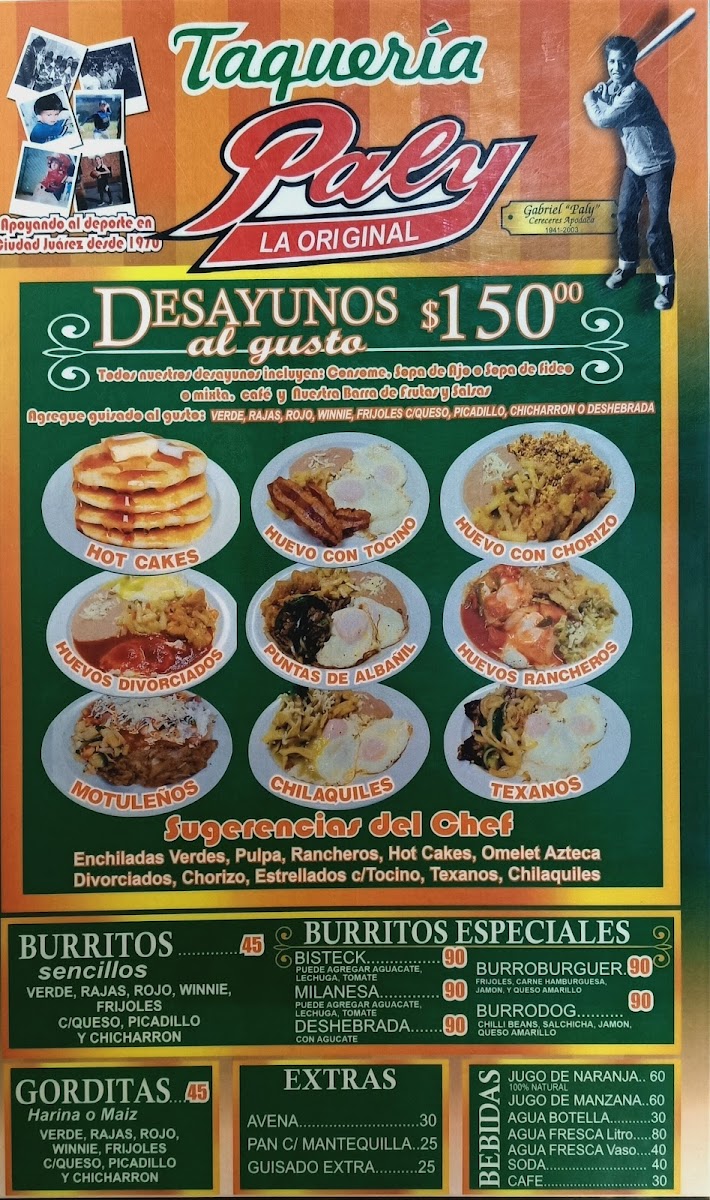 Taquería Paly Menu - Image 3