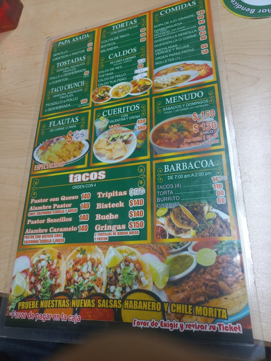 Taquería Paly Menu - Image 5
